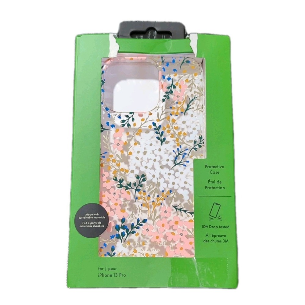 Nn7O Kate Spade NY‎ Protective Case For Apple iPhone 13 Pro - Flower